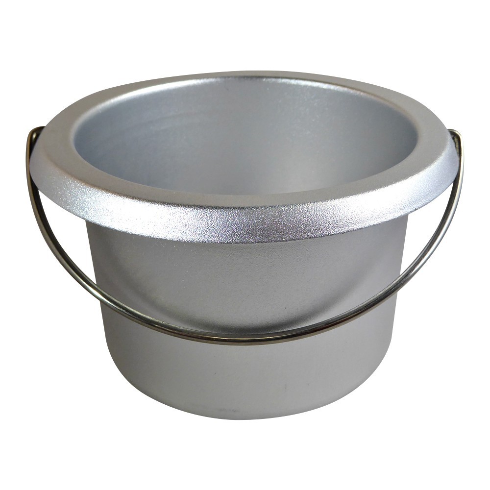 Empty Metal Pot for Wax holds 16 Oz